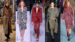 Animal print in clothing fashion trend