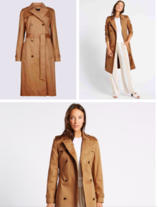 Beige Women's Trench Coat