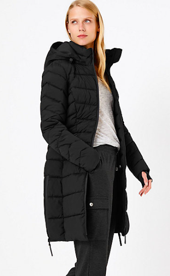 Jaeger long outlet puffer coat